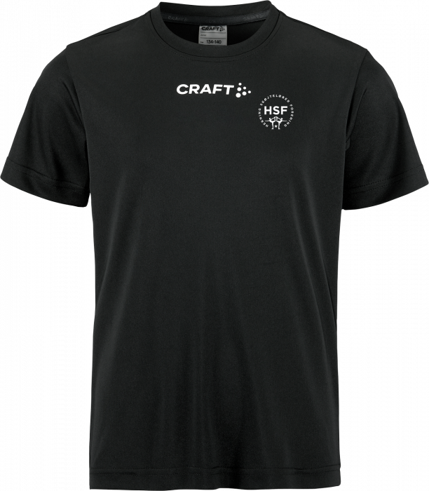 Craft - Hsf Poly T-Shirt Kids - Negro