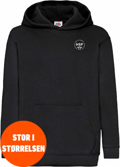 Fruit of the loom - Hsf Classic Hoodie Kids - Preto