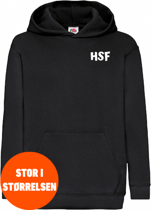 Fruit of the loom - Hsf Classic Hoodie Kids - Negro