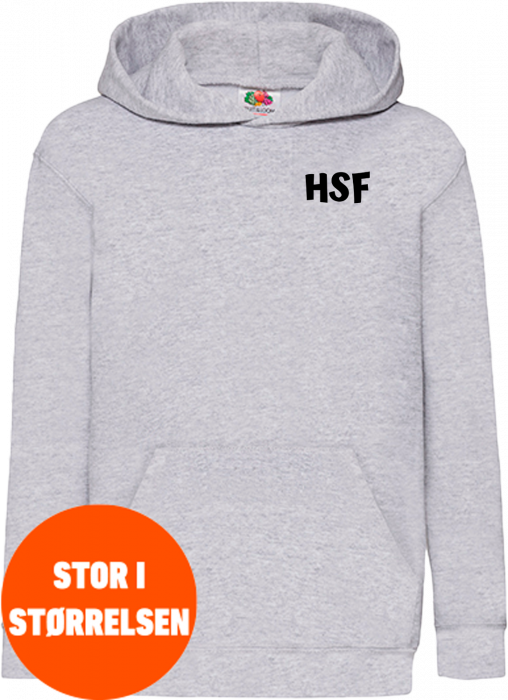 Fruit of the loom - Hsf Klassisk Hoodie Børn - Heather Grey