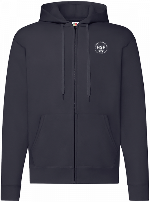 Fruit of the loom - Hsf Classic Hoodie W. Zip Adult - Deep Navy