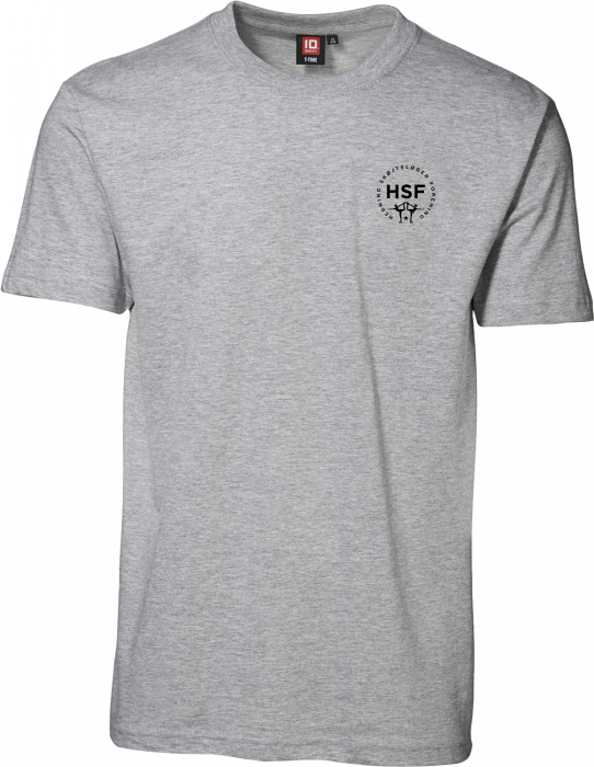 ID - Hsf Cotton T-Shirt Men - Grey Melange