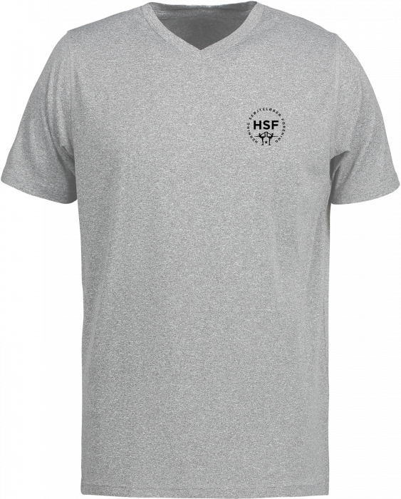 ID - Hsf V-Hals T-Shirt Børn - Grå Melange